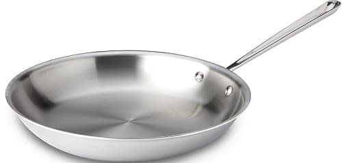 All-Clad 4112 Stainless Steel Tri-Ply Bonded Fry Pan 